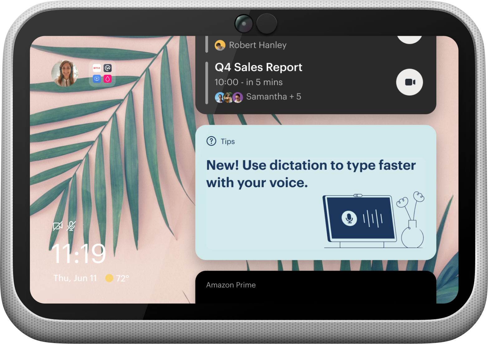 Portal Dictation — screen 1